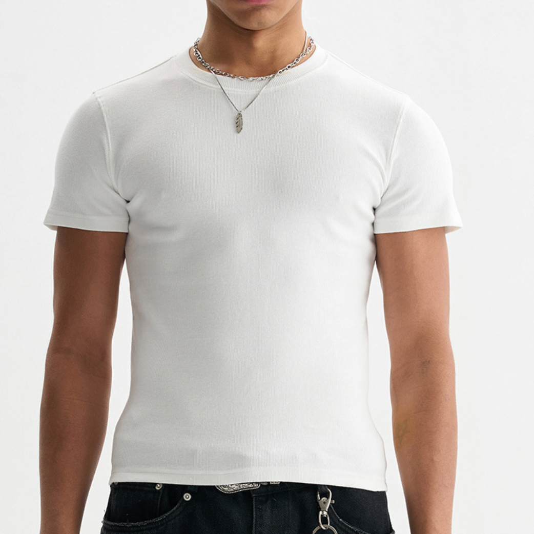 220g Rib muscle tee
