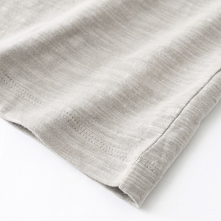 190g Yarn-dyed slub tee