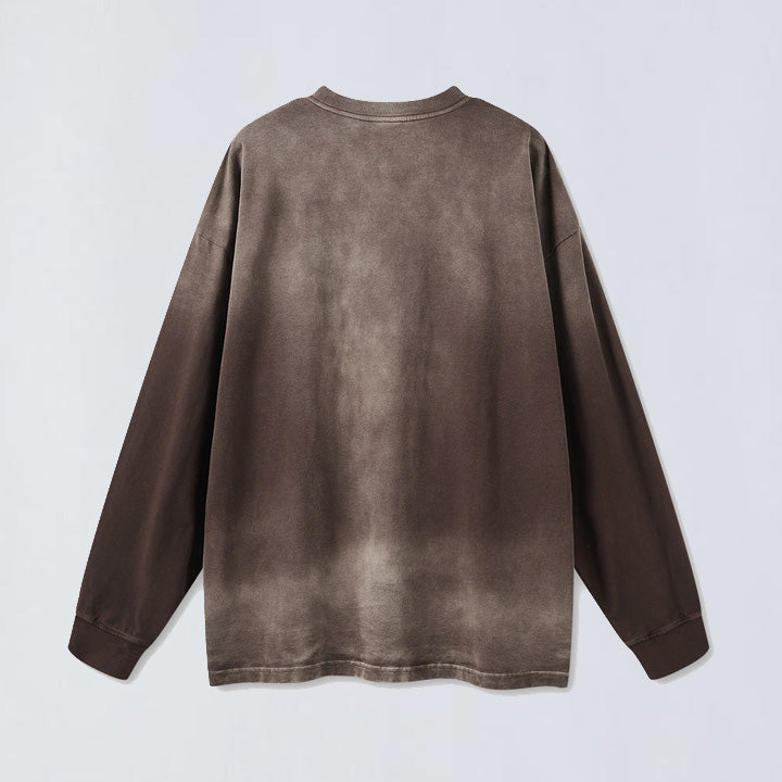260g Faded long sleeve tee