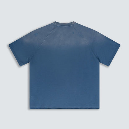 300g Earth wash distressed tee