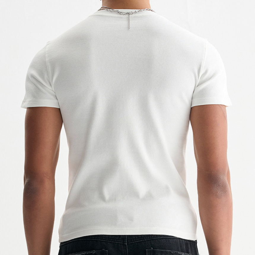 220g Rib muscle tee