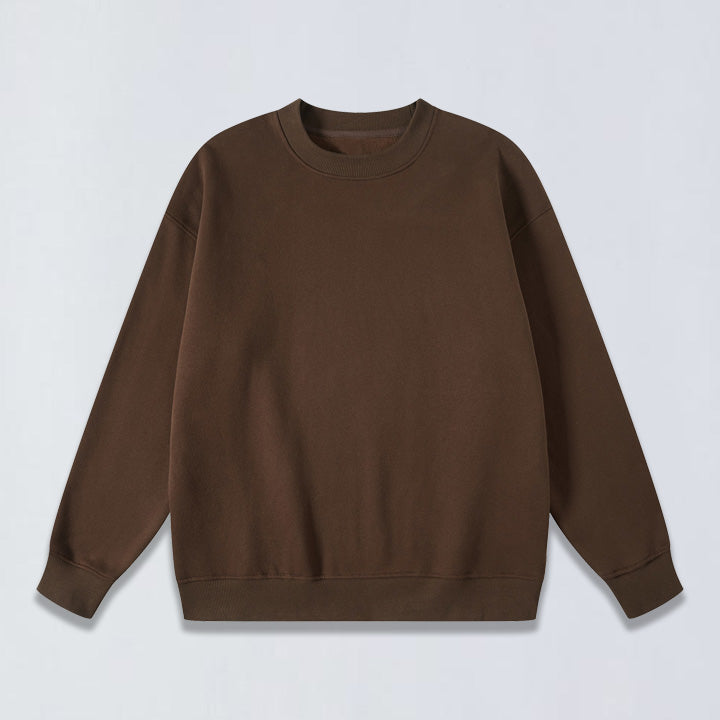 345g Mid-weight fleece sweatshirt