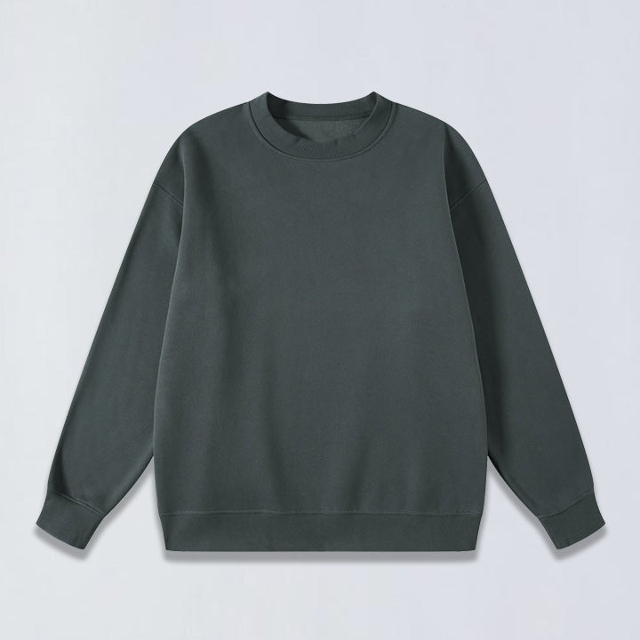 345g Mid-weight fleece sweatshirt