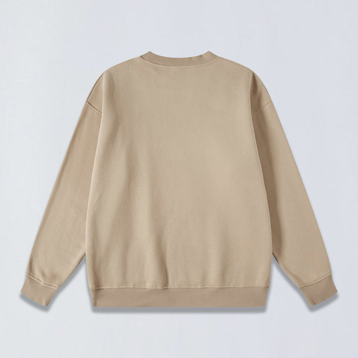 345g Mid-weight fleece sweatshirt