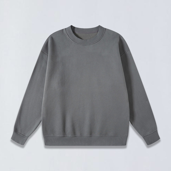 345g Mid-weight fleece sweatshirt