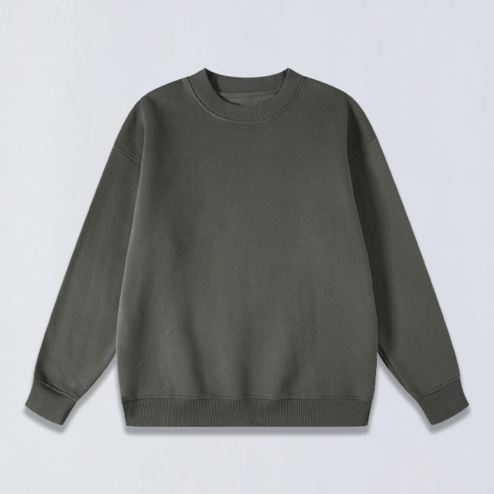 345g Mid-weight fleece sweatshirt