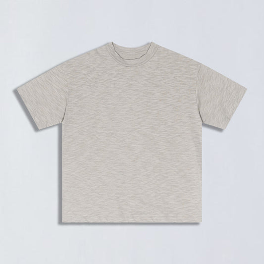 190g Yarn-dyed slub tee