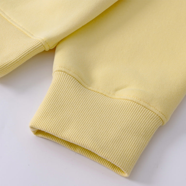 345g Relaxed fleece mock neck sweatshirt
