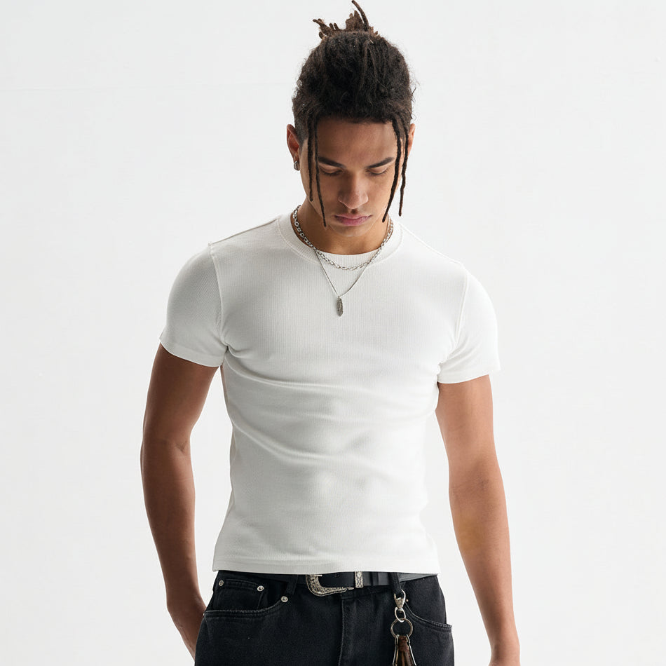 220g Rib muscle tee